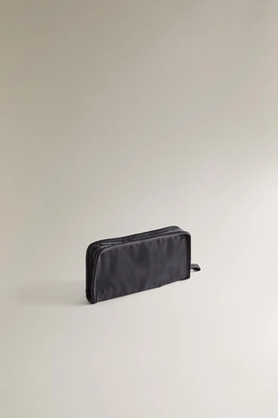 Купить Zara Косметичка для макияжа из сатина