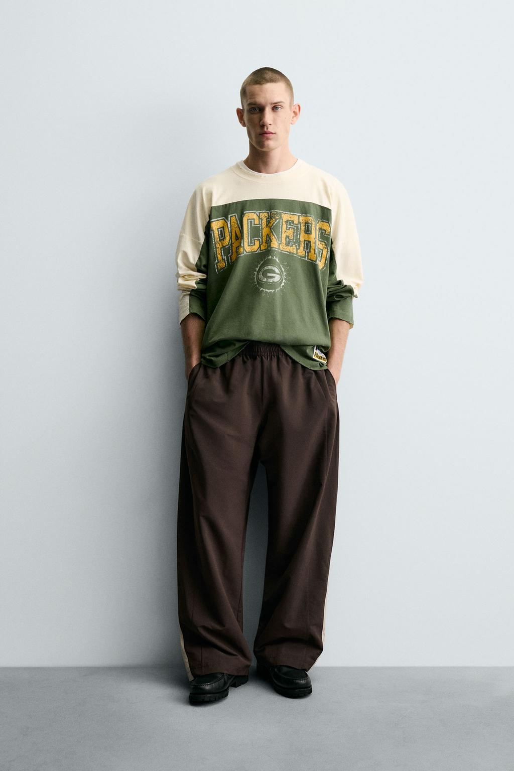 ФУТБОЛКА С ЭФФЕКТОМ ПОТЕРТОСТИ NFL GREEN BAY PACKERS