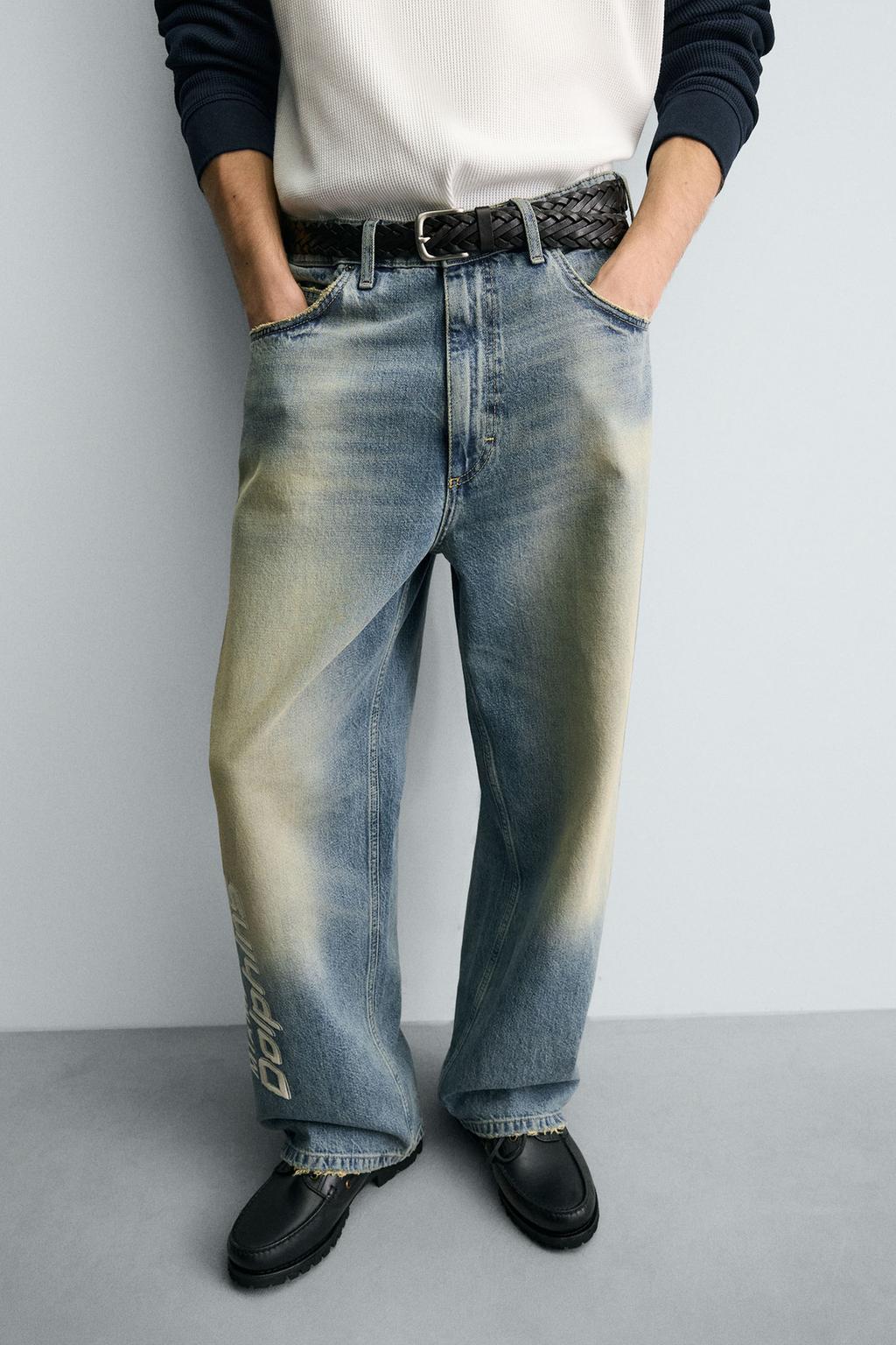 ДЖИНСЫ RELAXED FIT С ВЫШИВКОЙ NFL MIAMI DOLPHINS