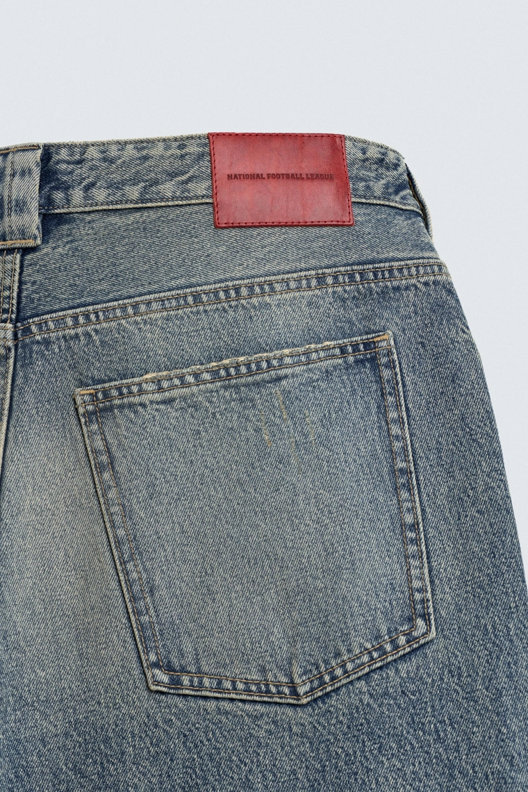 Джинсы свободного кроя с вышивкой nfl miami dolphins