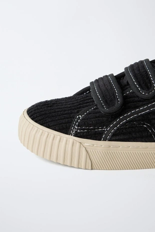 Кеды из вельвета и искусственной овчины- Заказать в России