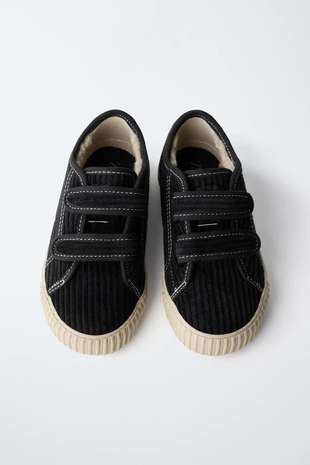 Кеды из вельвета и искусственной овчины- Заказать в России