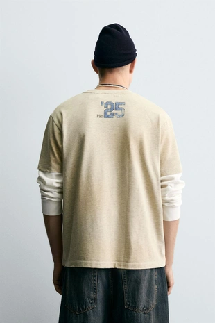 Футболка с эффектом потертости NFL NEW YORK GIANTS- Заказать в России