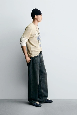 Футболка с эффектом потертости NFL NEW YORK GIANTS- Заказать в России