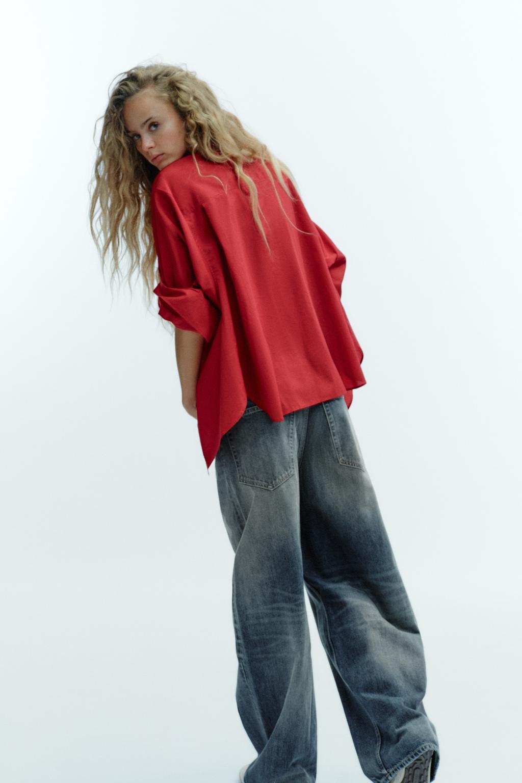 РУБАШКА ОВЕРСАЙЗ ИЗ ПОПЛИНА