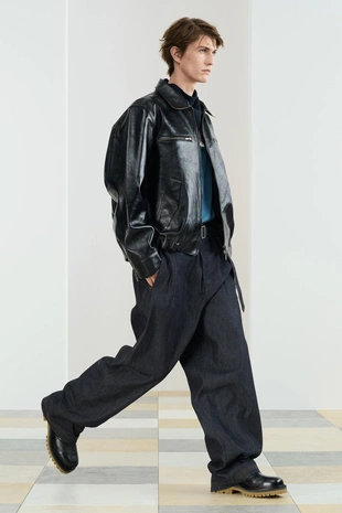 Кожаная куртка LTHR BKR JKTC- Заказать в России