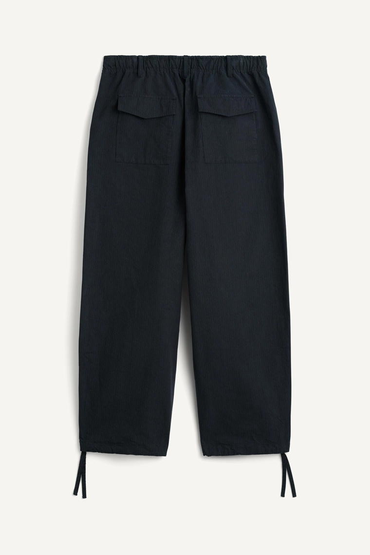 Полосатые хлопковые штаны