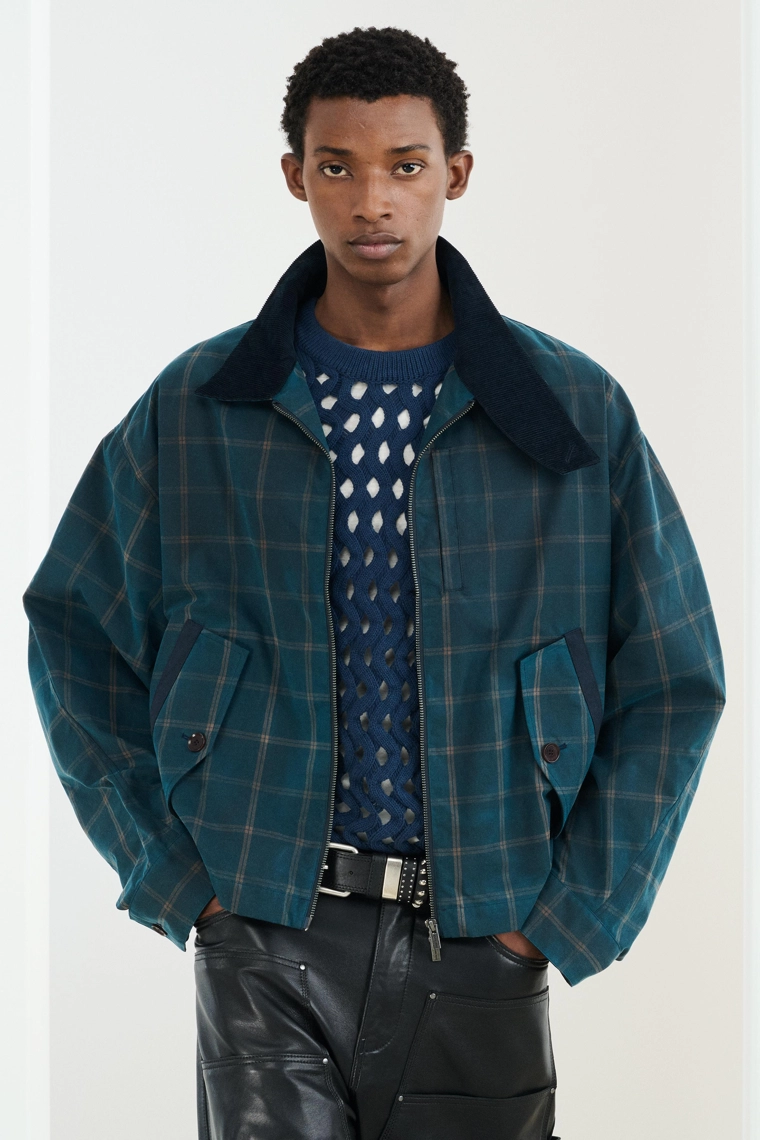 Куртка в клетку