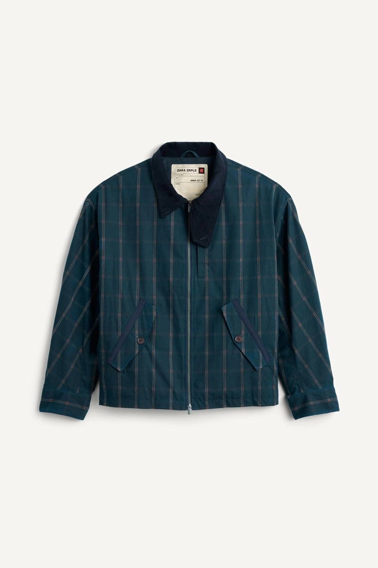 Куртка в клетку