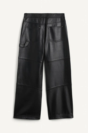 Кожаные брюки- Заказать в России