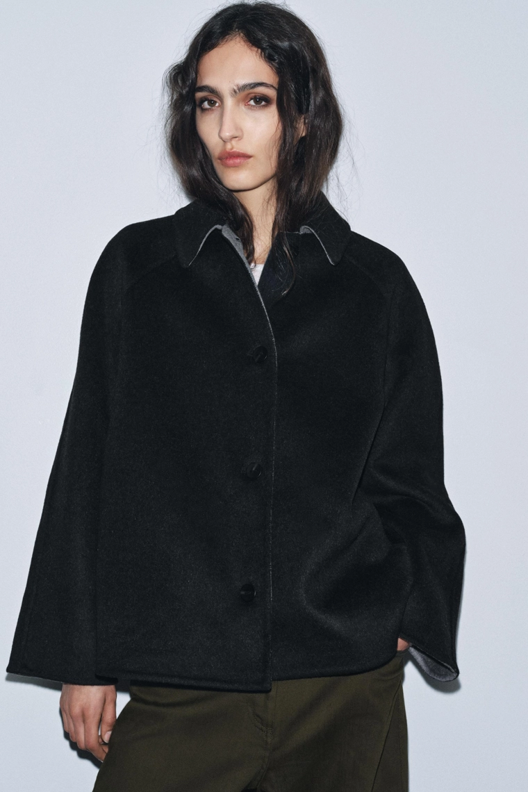 Пиджак из шерстяной смеси коллекции zara woman