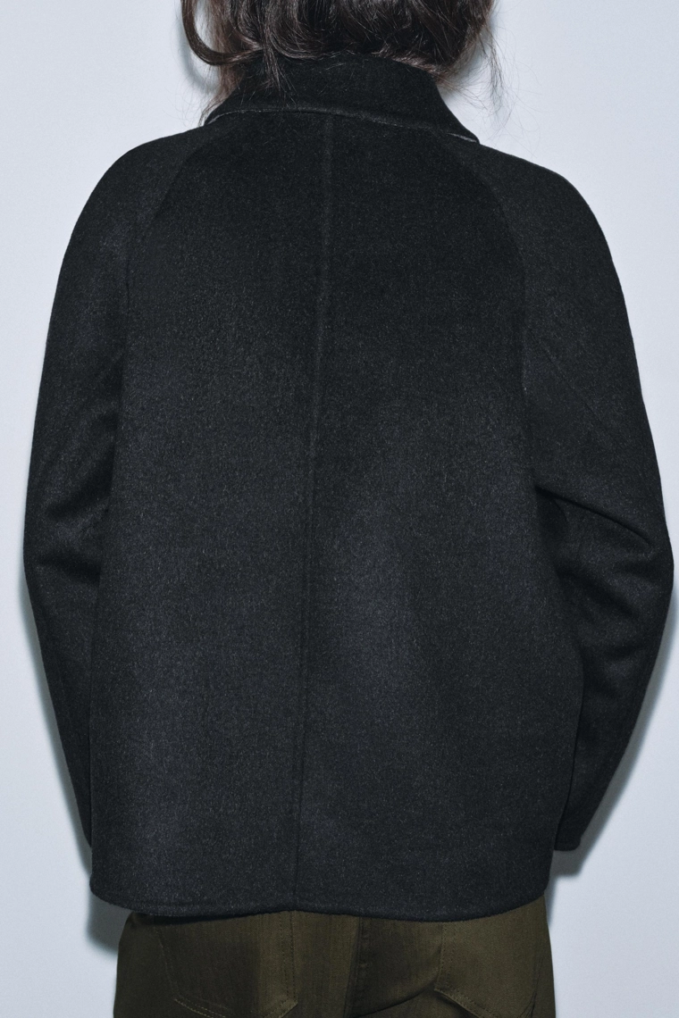 Пиджак из шерстяной смеси коллекции zara woman