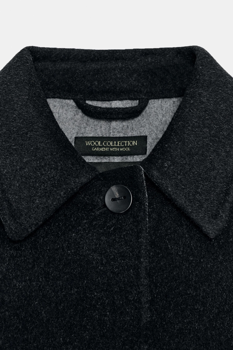 Пиджак из шерстяной смеси коллекции zara woman