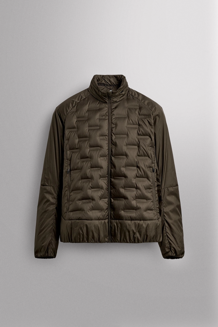 Спортивный пуховик running down blend