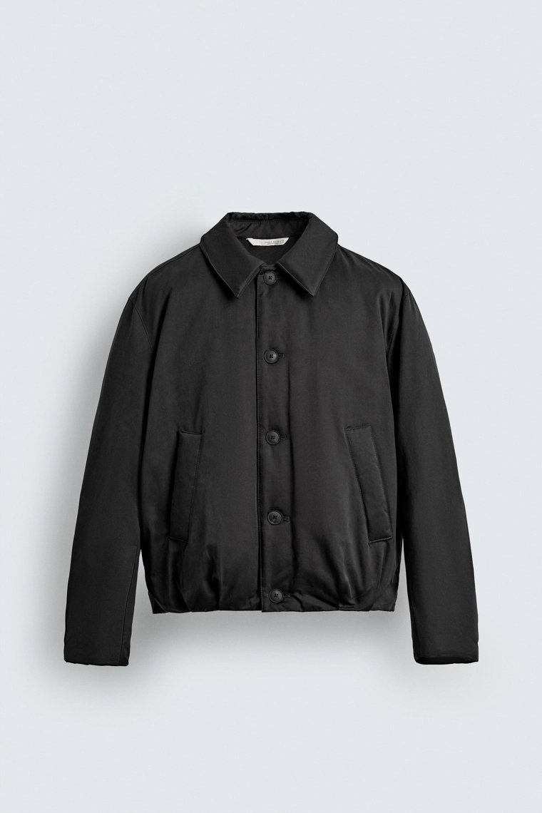 Укороченный пуховик с курткой