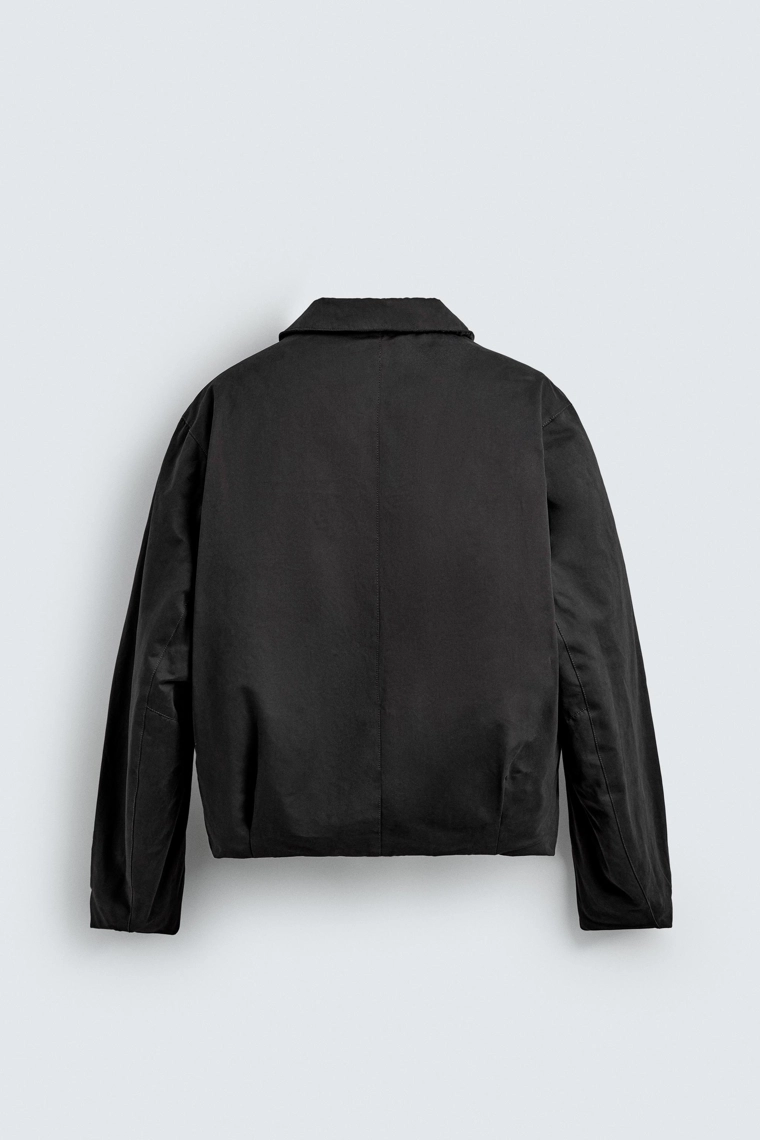 Укороченный пуховик с курткой