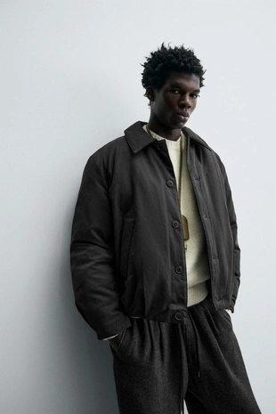 Укороченная стеганая куртка- Заказать в России