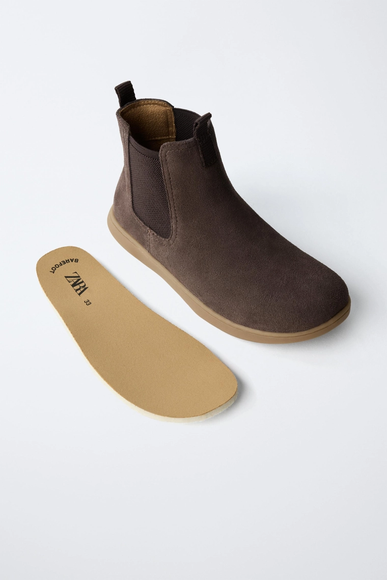 Ботинки из кожи barefoot