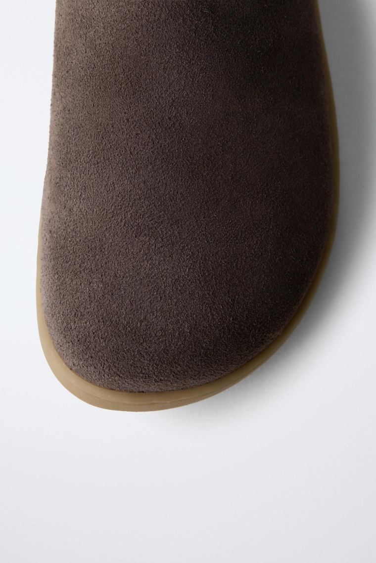 Ботинки из кожи barefoot