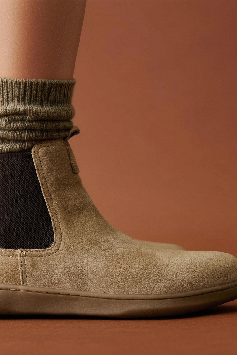 Ботинки из кожи barefoot