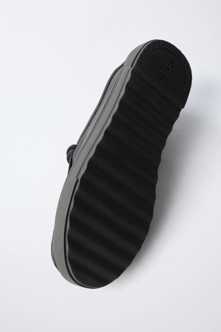 Туфли с кожаной каймой