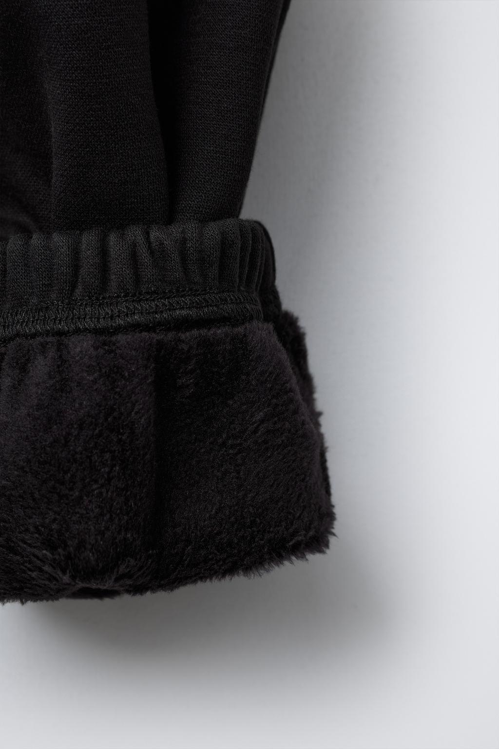 БРЮКИ BALLOON ИЗ ФУТЕРА С ТЕКСТОМ