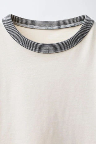 Набор из двух футболок с окантовкой- Заказать в России