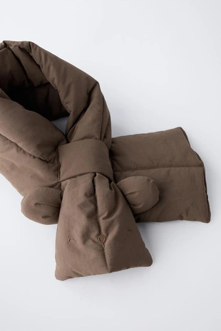 Шарф из нейлона с ушками- Заказать в России