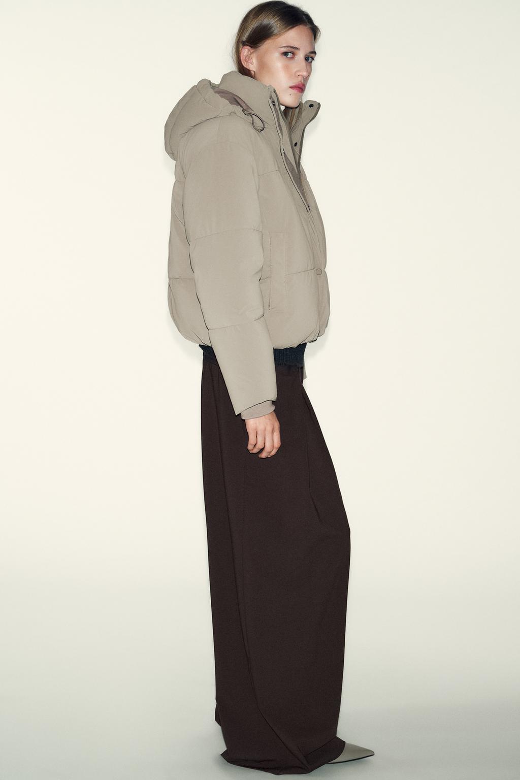 КОРОТКИЙ АНОРАК С КАПЮШОНОМ WATER REPELLENT WINDPROOF