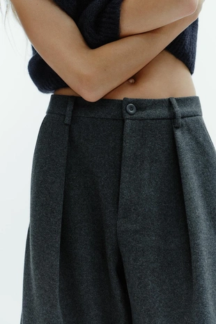 Брюки BALLOON со складками- Заказать в России