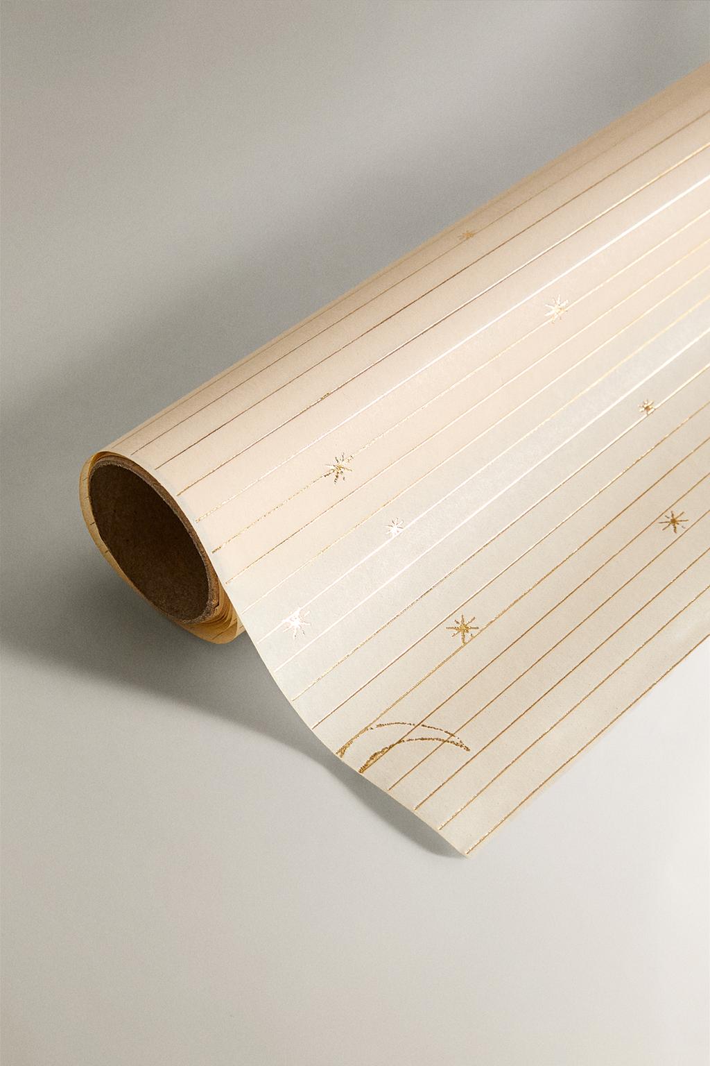 Блестящая звезда рождественская упаковочная бумага