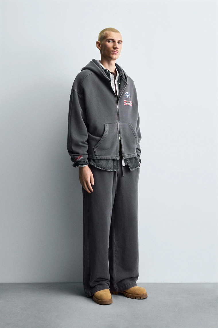 Джоггеры на резинке из хлопка