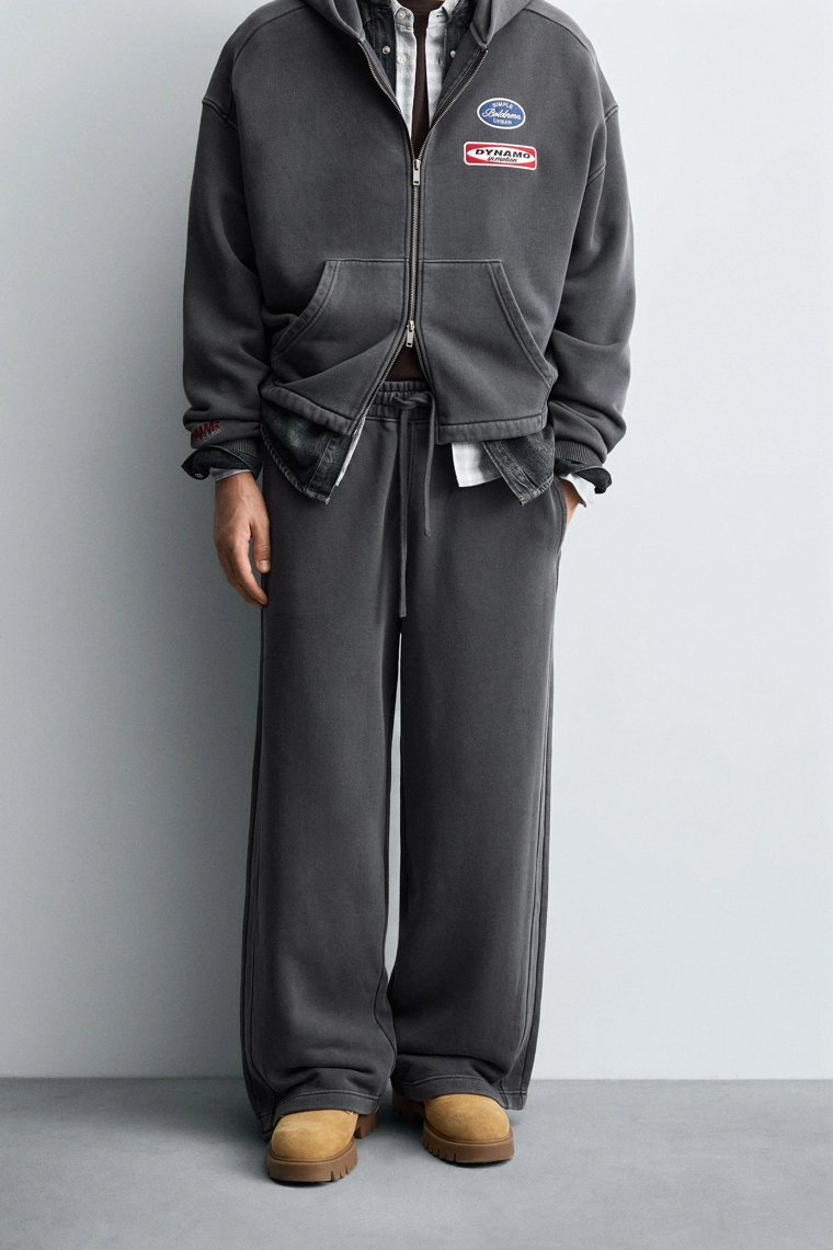 Джоггеры на резинке из хлопка