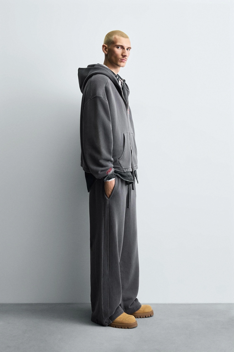 Джоггеры на резинке из хлопка