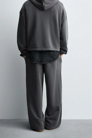 Джоггеры WIDE FIT с эффектом потертости- Заказать в России