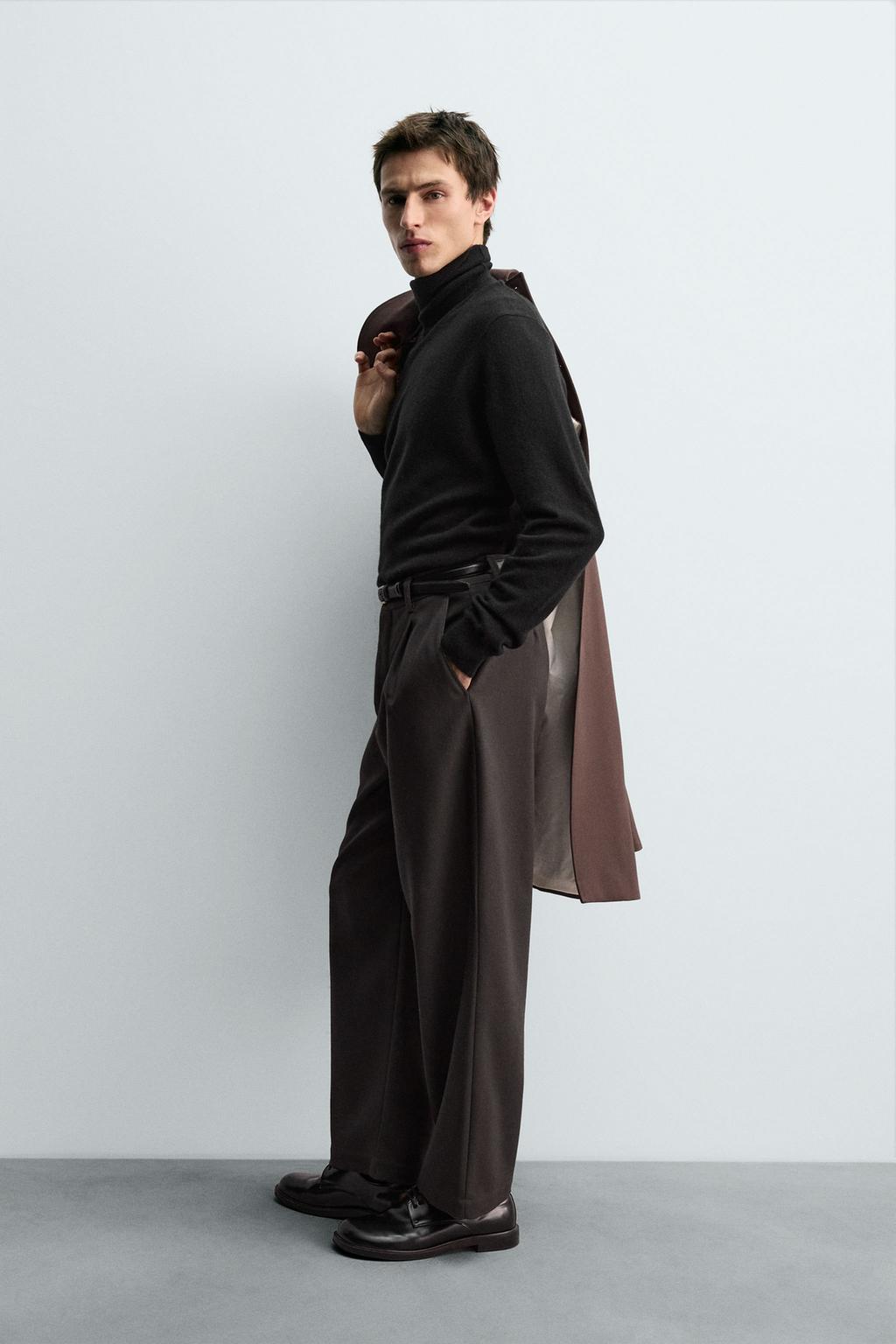 СВИТЕР ИЗ 100% КАШЕМИРА С ВОРОТНИКОМ-СТОЙКОЙ