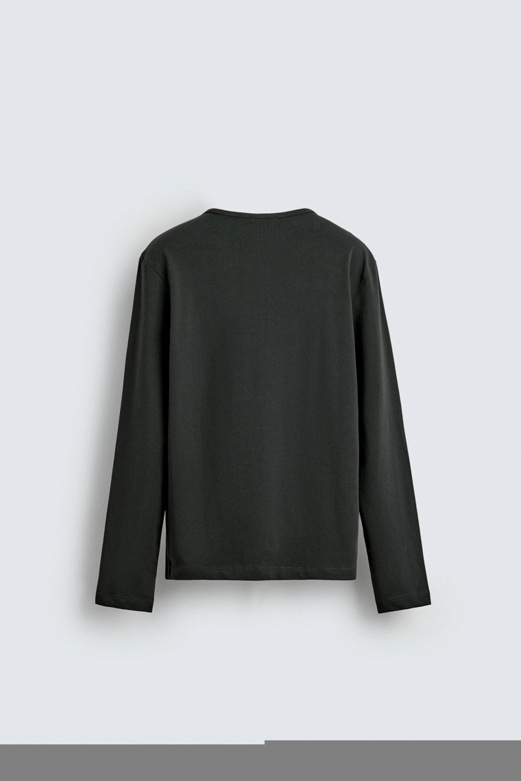 Рубашка хенли свободного кроя