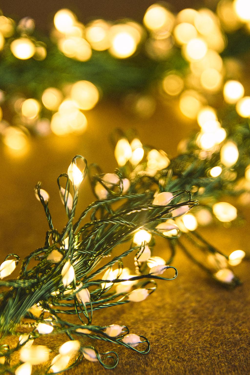 Гирлянда с подсветкой для рождества с пультом дистанционного управления