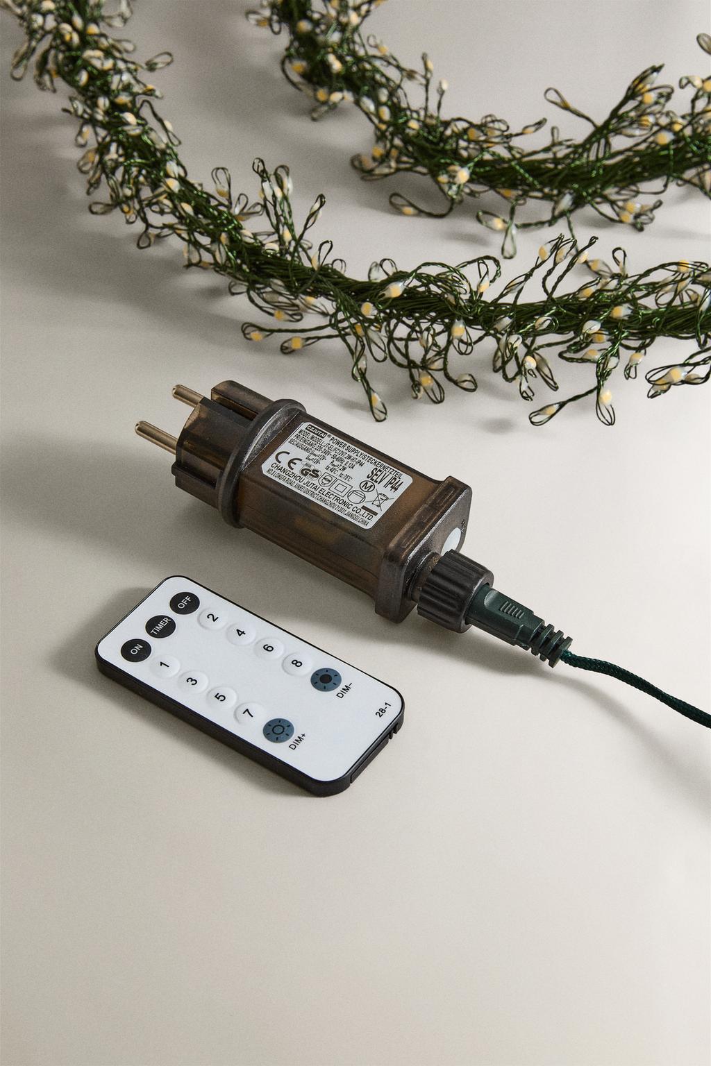 Гирлянда с подсветкой для рождества с пультом дистанционного управления