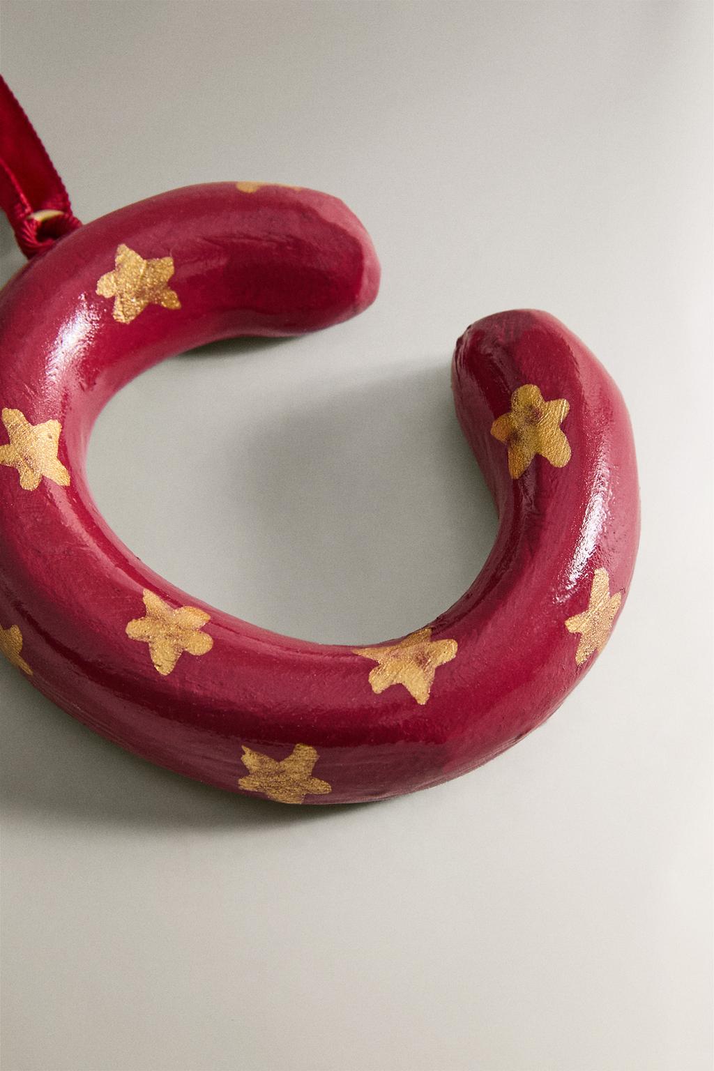 Рождественское украшение - буква с