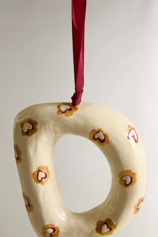 Рождественская игрушка елочная в форме буквы D- Заказать в России