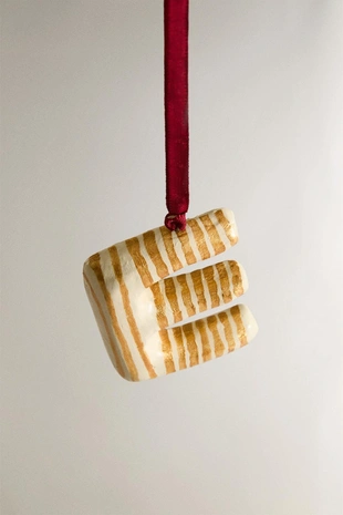 Рождественское украшение елочное буква E- Заказать в России