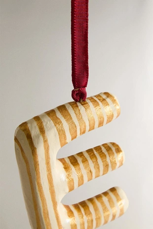 Рождественское украшение елочное буква E- Заказать в России