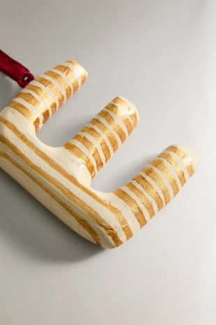 Рождественское украшение елочное буква E- Заказать в России