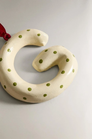 Украшение для ёлки буква G- Заказать в России