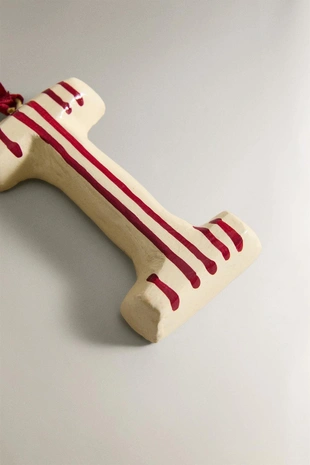 Рождественское украшение для елки буква I- Заказать в России