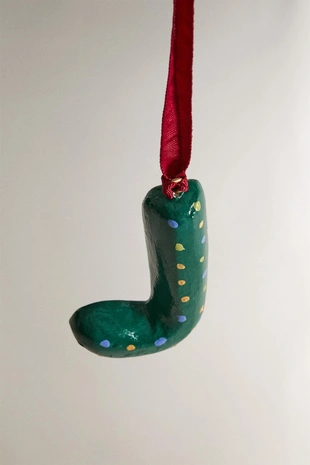 Рождественское украшение елочная игрушка для новогодней елки буквы J- Заказать в России