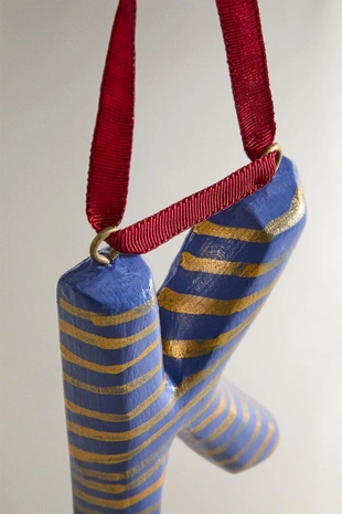 Рождественская игрушка для ёлки буква к- Заказать в России