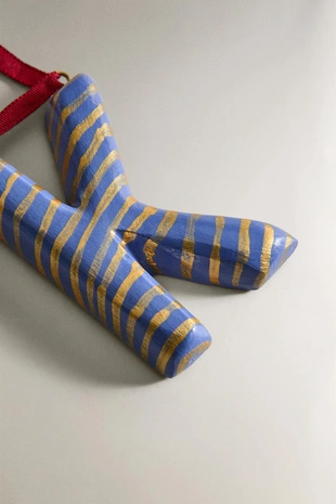 Рождественская игрушка для ёлки буква к- Заказать в России