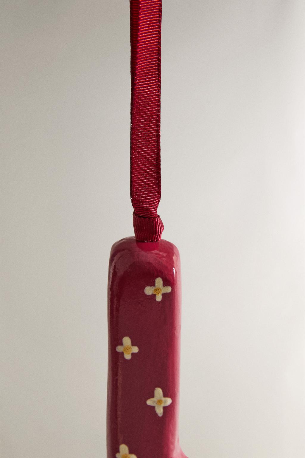 Рождественское украшение на елку - буква l